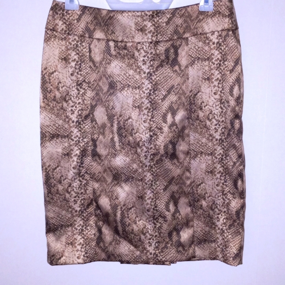 SNAKE PRINT SKIRT